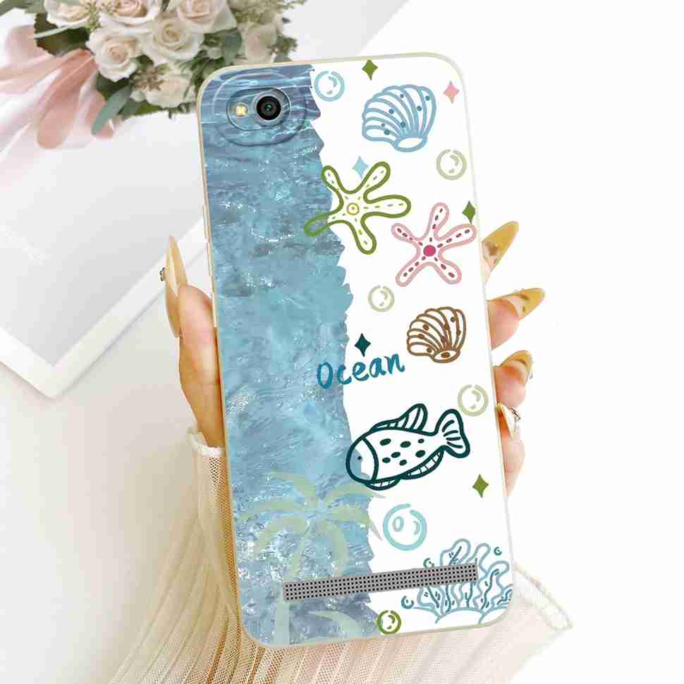 For Xiaomi Redmi 5A Case Fashion Cartoon Print Soft Silicone Cover For Redmi 5A MCG3B MCI3B Phone Protective Cases