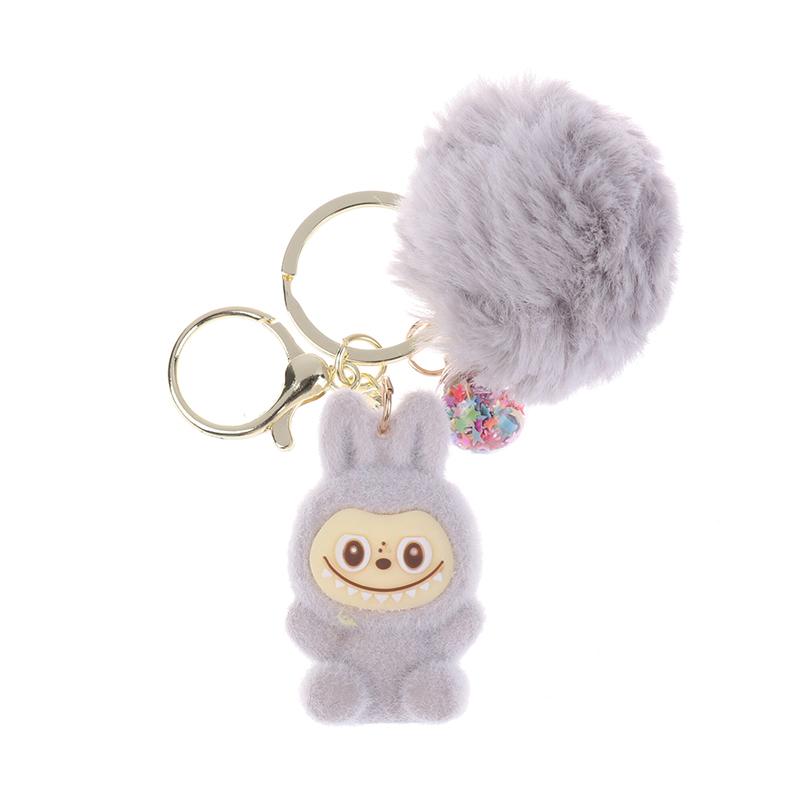 Cartoon Beflockter Schlüsselanhänger Plüschpuppenanhänger Niedliche Plüschpuppe Rucksackanhänger Spielzeug