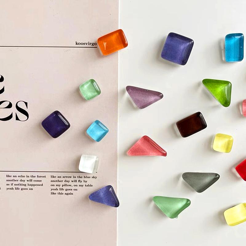 10Pcs/20Pcs Whiteboard Magnet Cartoon Furniture Decoration Sticker Nordic Wind Refrigerator Sticker Cute Decoration Glass