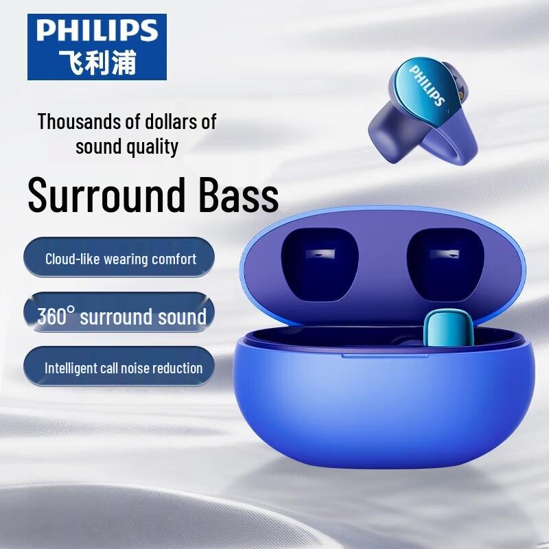 

Philips TAT2719 Bone Conduction Wireless Open-Ear Headphones