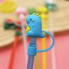Cartoon Straw Sealing Tools Silicone Straw Tips Drinking Dust Splash Proof Plugs Cover Creative Cup Accessories 6-8mm