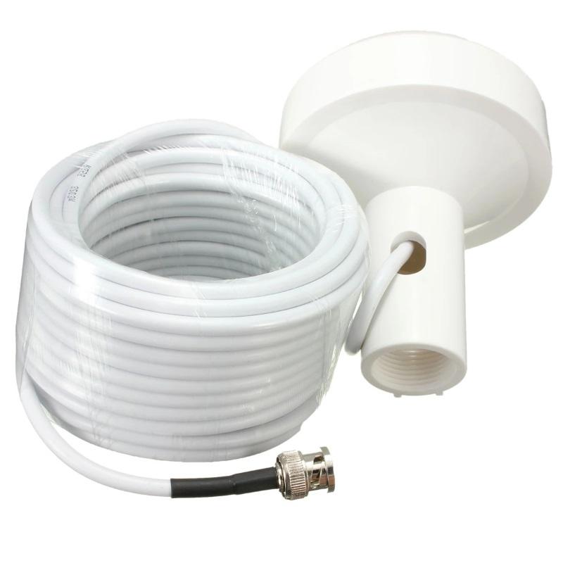 White Ship GPS Active Marine Navigation Antenna 10 Meters With BNC Male Plug