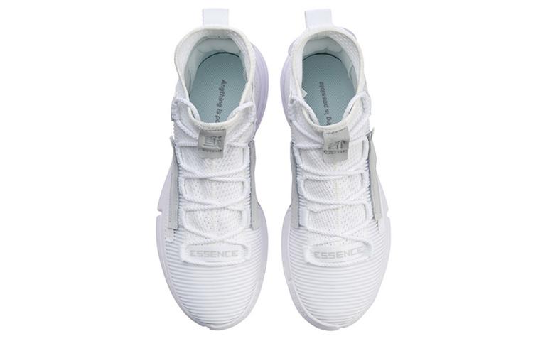 Li Ning Essence 2 Breathable Mid Top Vintage Basketball Shoes Men's White AGBP029-1