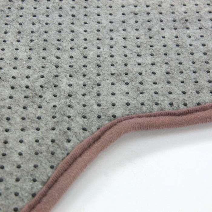 Tapis forme nuage extra-doux taupe 90x70