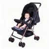 Baby Stroller Lightweight Foldable Shock Absorption High Landscape Toddler Pushchair with   Backrest Canopy Net Storage Basket for Outdoor