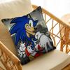 S-Sonic the Hedgehog Personalized Pillow Dust Cover Bedroom Kids Party Decoration Pillowcase Birthday Children Gift