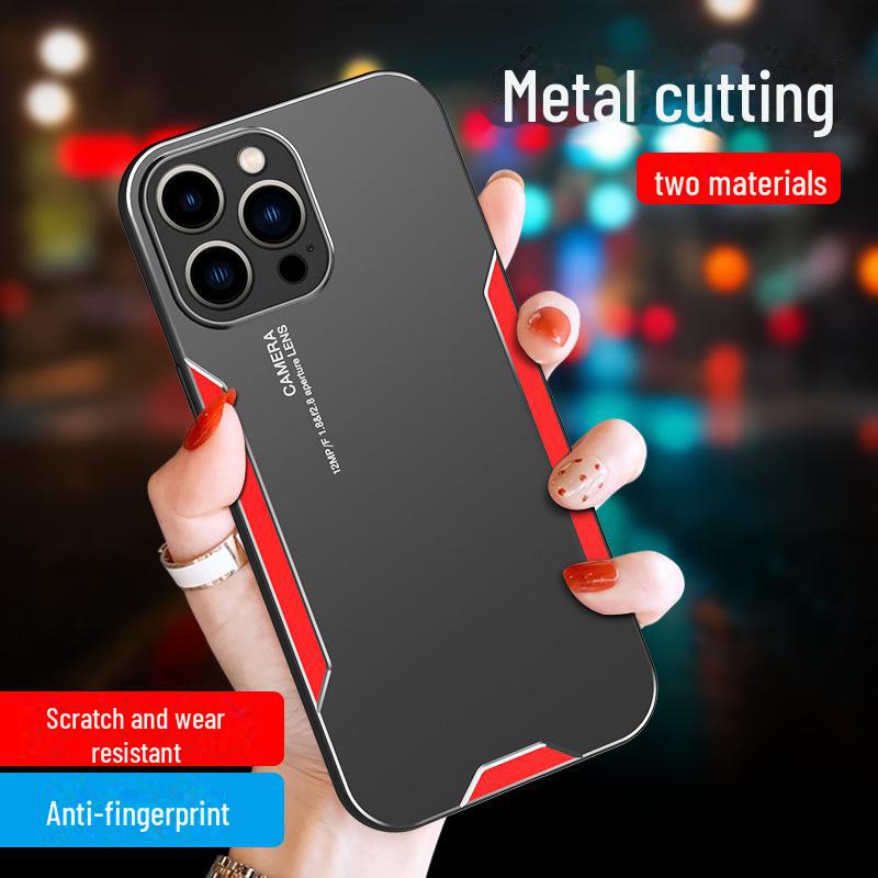 Ultra-Thin Metal Phone Case for Apple iPhone 12, 13 Mini, 14 Pro Max