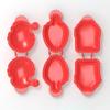 3pcs/Set Gift Box Hazelnuts Baking Pie Molds Plastic Dough Press Mold Tool  Kitchen
