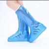 High-Top Waterproof Non-Slip PVC Rainproof Shoe Covers for Outdoor Travel, Thickened and Wear-Resistant.