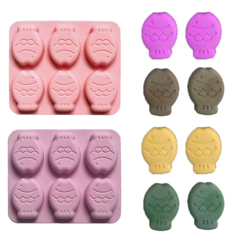 Baking Molds Fondant Molds Silicone Candy Molds Fish Shape Baking Supplies Dessert Decorating Tool for DIY and Crafts