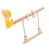 Suction Cup Parrot Stand Wooden Parrot Training Rack Platform Bird Perch  for Cage Hanging