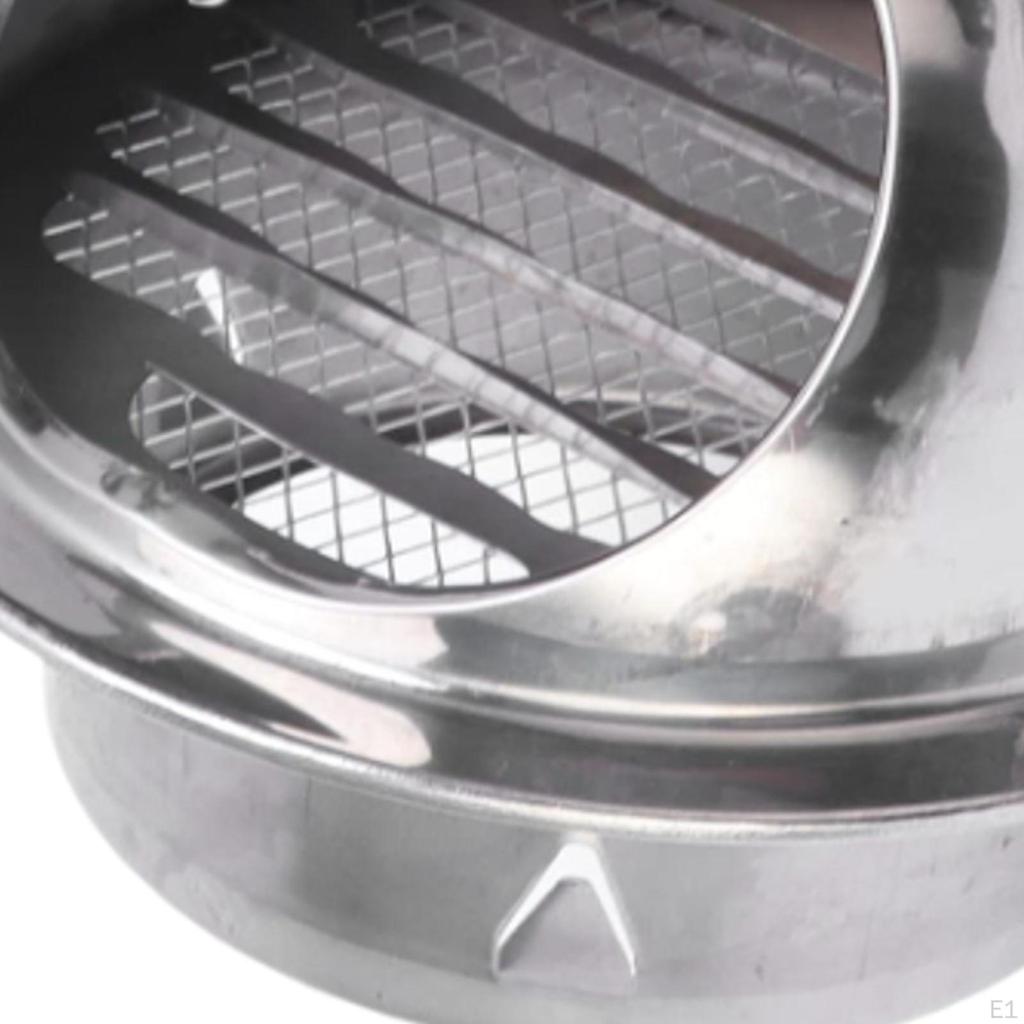 Vent Cover Accessory Convenient Practical Exterior Rainproof Wind Stainless Steel for Home