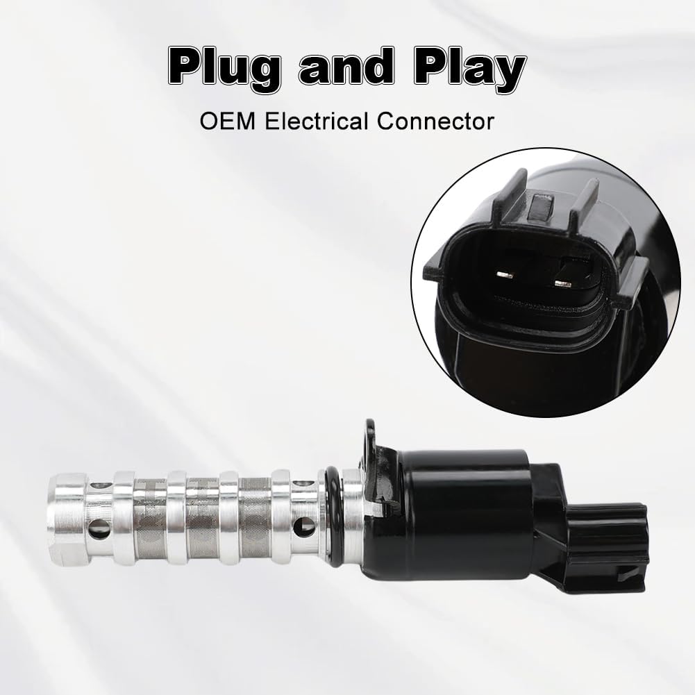 2 PCS Engine Variable Valve Timing VVT Solenoid Intake & Exhaust Replacement for 243552B700 TS1114 Compatible with Hyundai Accent Sonata Tucson