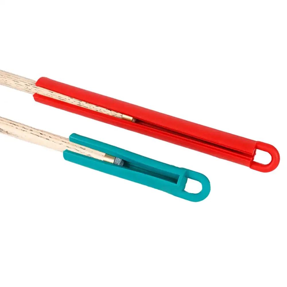 11/19cm Langer Pool Snooker Billard Queue Spitze Gummi Aufhängeklemme Halter Werkzeug Zubehör Tischspiel Zubehör 5Farben