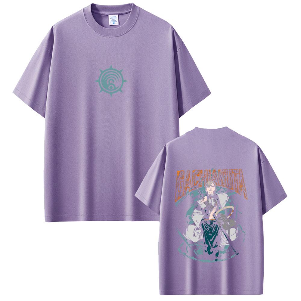 Hot Anime Gachiakuta Zanka Merch T Shirts Unisex Women Fashion Cosplay Oversized Streetwear Unisex High Quality Soft Cotton T-shirt