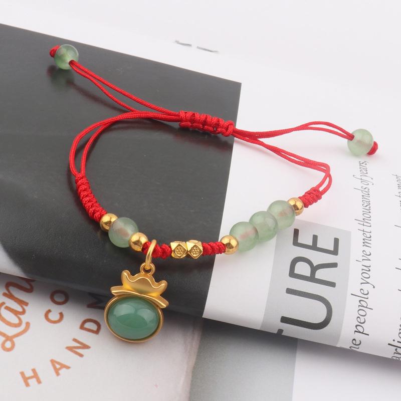 

Милый очаровательный дракон, универсальный прекрасный тканый браслет, счастливый китайский кулон в виде животного, красная веревка, ручная цепочка, ювелирные изделия для друзей, подарок