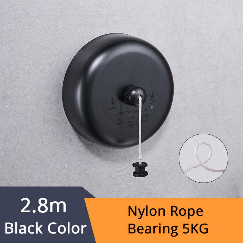 Bathroom Shelves Stainless Steel Antique Clothesline Nice Quality Single Line Hotel Style Clothes Drying Line For Bathroom