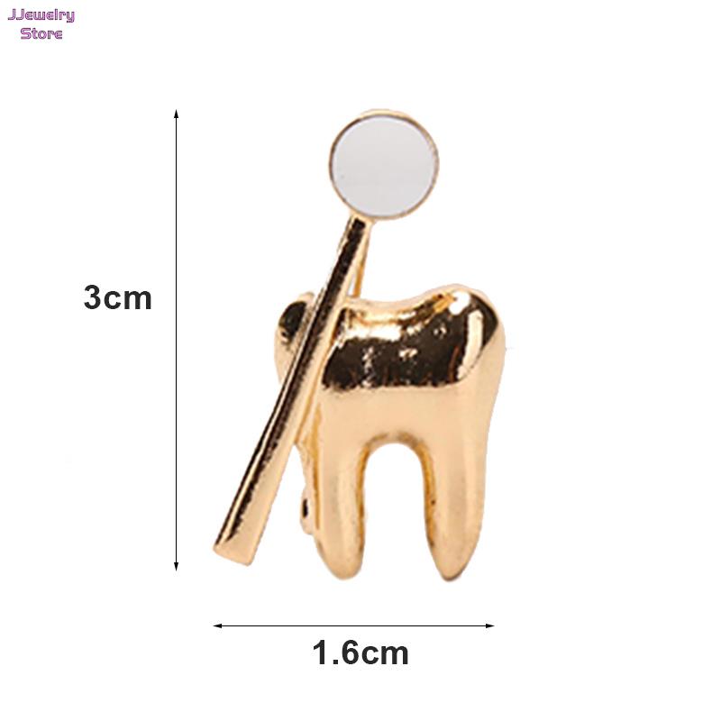 Cartoon Tooth Pins Protect Your Dental Enamel Pins Dentist Doctor Clothes Jewelry Collar Lapel Badge Brooch for Medical Students