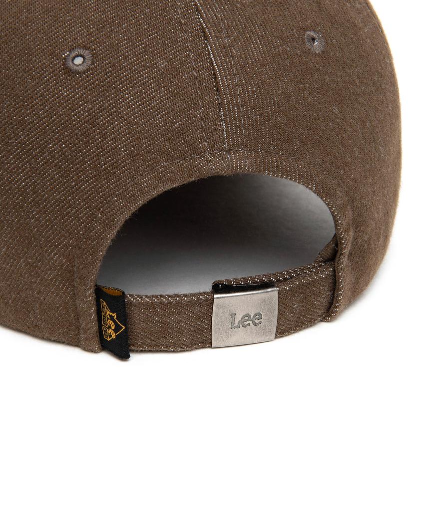 LEE Modified Oval Logo Ball Cap Brown