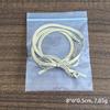 18K Gold-Plated Snake Bone Chain Necklace with Cross Bow Pendant