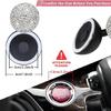 Diamonds Covered Car Push Start Button Cover Elegant Joystick Lever for Modern Vehicles Car Interior Accessory