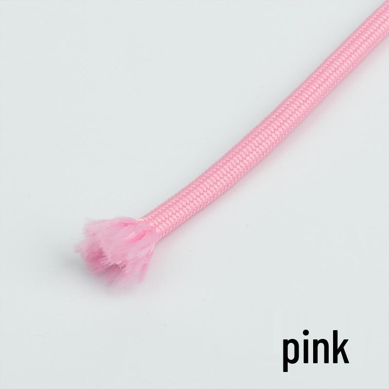 5mm Thick Colored Round Polyester Core Rope - Wear-Resistant for Binding, DIY Weaving, Clothing Waistbands, Hats, or Pants.