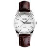 Brown Leather Brand For Gift for Ladies' Wristwatch, Strap, Simple, Quartz, Analog, Name, Cute, Stylish, Waterproof, Casual, Date, Business, Classic,
