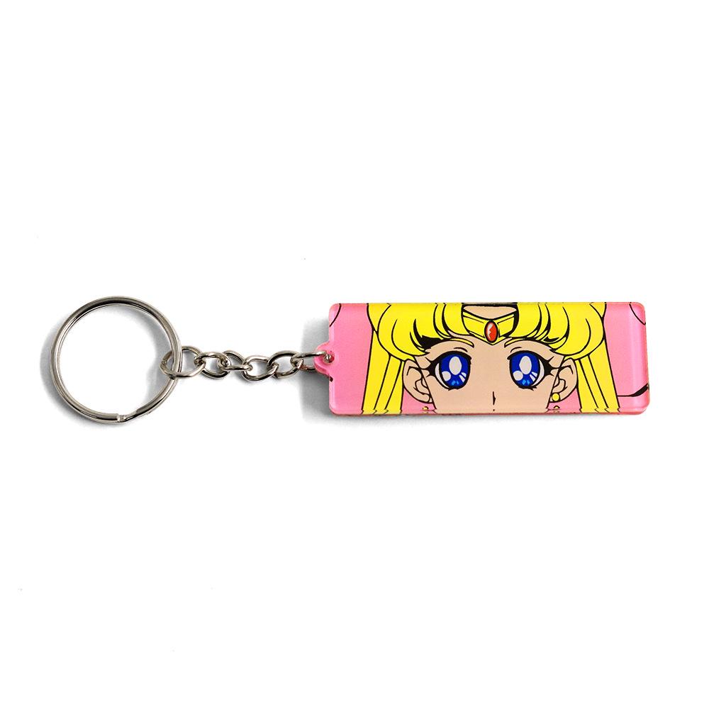 

Magical Girl Wand Double-Sided Acrylic Keychain - Anime Fan Pendant