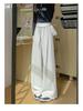 Douyin Mamba Cotton High-Waisted Wide-Leg Sweatpants for Women - 2024 Autumn/Winter Collection