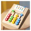 Wooden Puzzle, Educational Game, Montessori Education, Wooden Color Matching Puzzle, Double-Sided Puzzle, Color and Shape Recognition, Finger