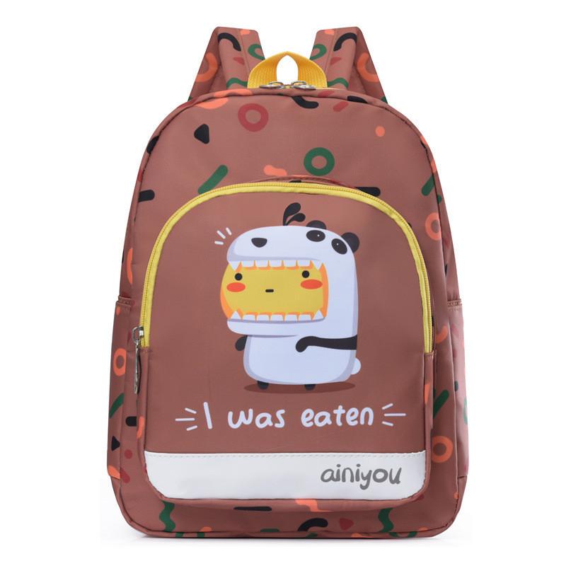 Adorable Cartoon Kids Backpack For Boys And Girls Oxford Fabric Lightweight