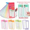 Cards, 0-12 Multiplication Charts, Times Table Self Check Math Learning Tool, Montessori Mathematical Training, Teaching Aids