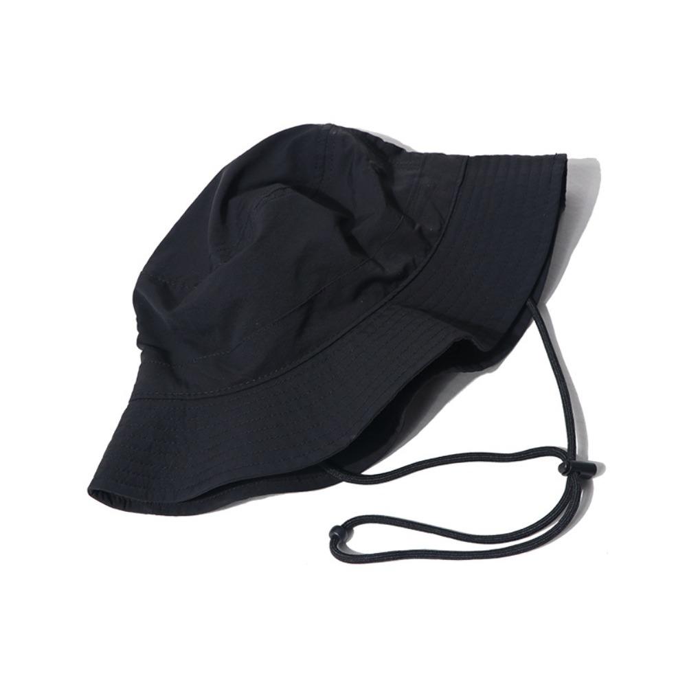 

Korean Japanese Style Bucket Hat Unisex Quick Dry Waterproof Summer Sun Hat Outdoor Shade Caps чёрный