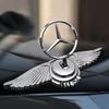 Nuevos C200 E200 Para Mercedes Benz Pegatinas de Coche 3D Insignia de Estrella Cromada para Capó del Coche Emblema del Capó Delantero Logo para Mercedes Benz C200 E300