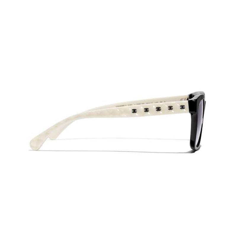Chanel Fashion Casual Simple Acetate Frame Square Sunglasses Women's