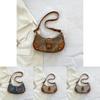 Trendy Street Style Women's Pu Shoulder Bag Unique Vintage Casual Baguette Bag For Everyday Use