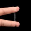 Cravatta per capelli elastica per donna, corda per coda di cavallo, in gomma trasparente, da 1000 pezzi