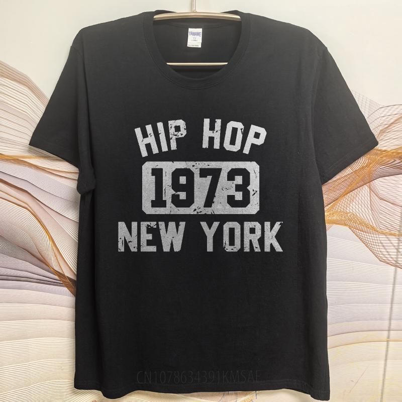 Big Size Summer Man tshirt Hip Hop 1973 New York Short Sleeve Soft Oneck Tshirt Men Tshirt Funny tshirt Round Neck Tee