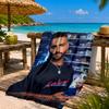 Maluma Fashion Collaboration Beach Towel Microfiber Beach Towel, Lightweight and Quick-Dry, for Summer Travel, Swimming Pool Fan Birthday Gift
