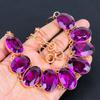 Pink Amethyst Gemstone Jewelry, Handmade Copper Necklace, Gorgeous Oval Shape Women Jewelry For Women