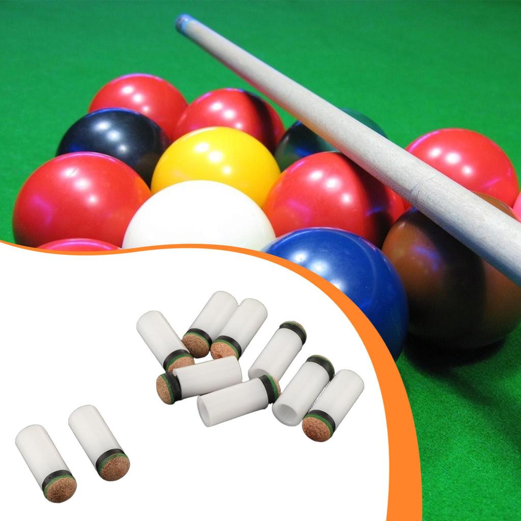 Pool Queue Spitzen Reparaturset Tragbare Kunststoff PU Ferrule Billardstock Ersatzteile für Indoor Billard