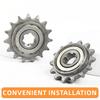 Hochwertiges Motorrad-Getrieberad Rollrad, Kraftstoffsparendes Rad, 428-15 Zähne, 420-14 Zähne kleines Ritzel