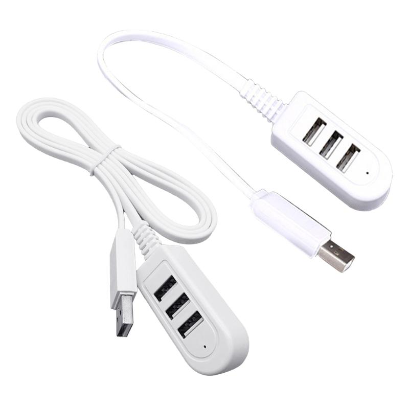 3 In 1 Splitter Usb Multi-function 3A Charger Portable Converter Extension Line Expansion Multi-port HUB Data Cable
