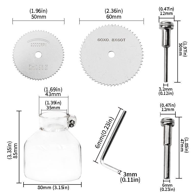 High-Speed Steel Mini Saw Blade for Wood, Plastic, PVC, and Acrylic Cutting