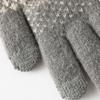 Thickened Touch Screen Gloves Windproof Wool Gloves Fashion Winter Knitted Gloves  for Men Women