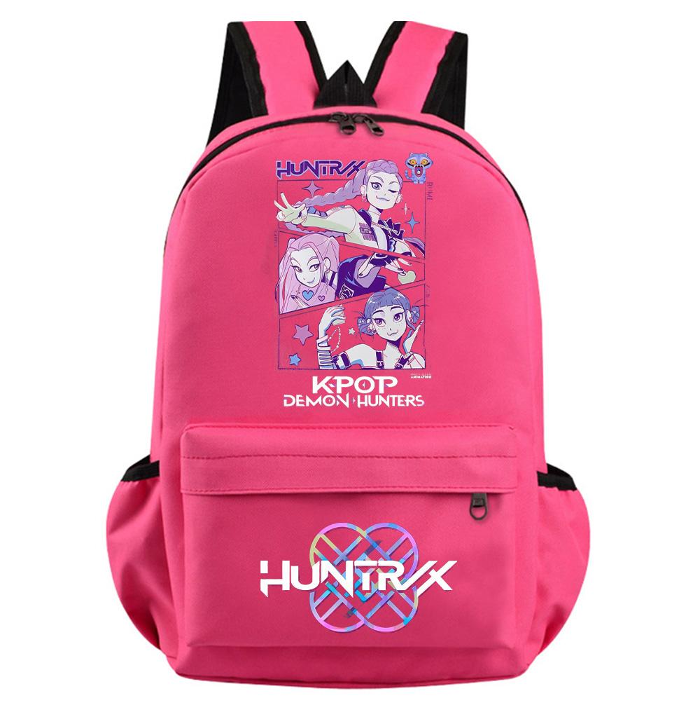 Cartoon Kpop Demon Hunters Printed Backpack for Teenager Student Girl Boy Bookbag Schoolbag Women Large Capacity Travel Bag Kid Gift Rucksak