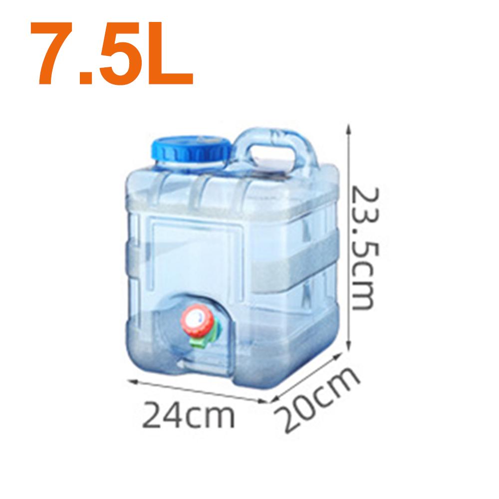 5.5L/10L Capacity Outdoor Water Bucket Portable Driving Wateater Bucket Portable Tank Container with Faucet for Camping