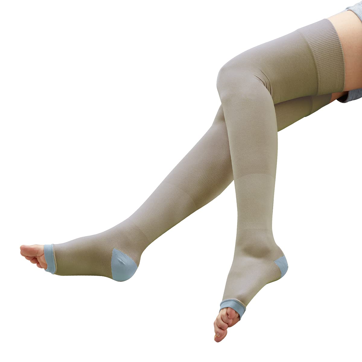 

dacco Компрессионные носки для беременных Горячий крой Ночные Длинные 1 пара Сделано в Японии Изделие медицинского назначения общего назначения Серый 98460 M-L серый