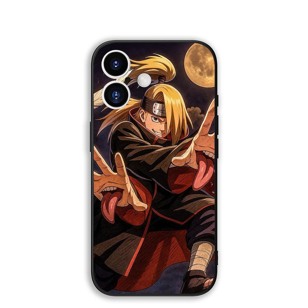 Cover for OPPO A40 A80 A60 A38 A79 A15 A16 A17 A18 A58 A78 A57 A53 A40M 4G 5G Phone Case Deidara Narutos Itachi Uchiha Akatsuki