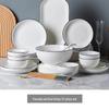 Yu Yi Angel 35-Piece Ceramic Dinnerware Set